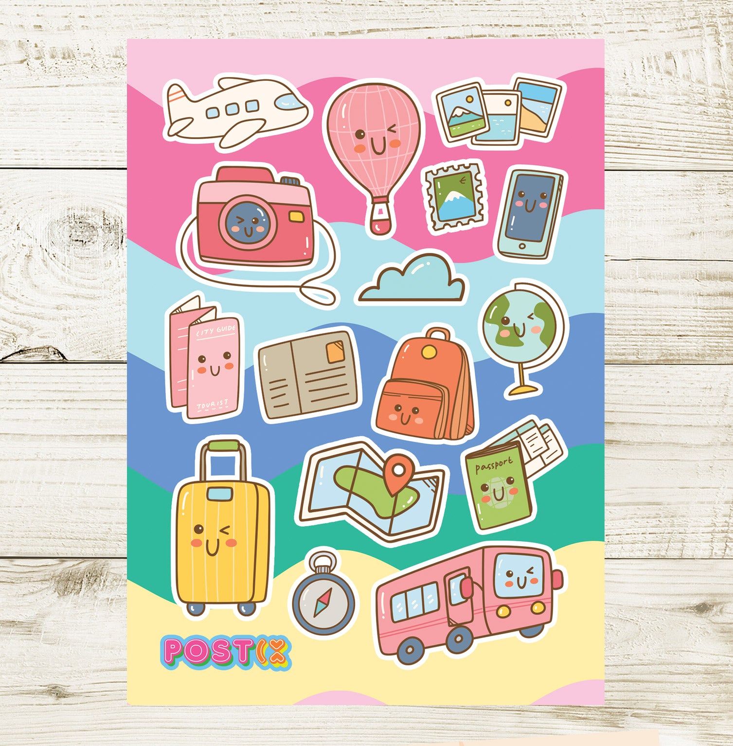 Travel Mini Stickers Sheet