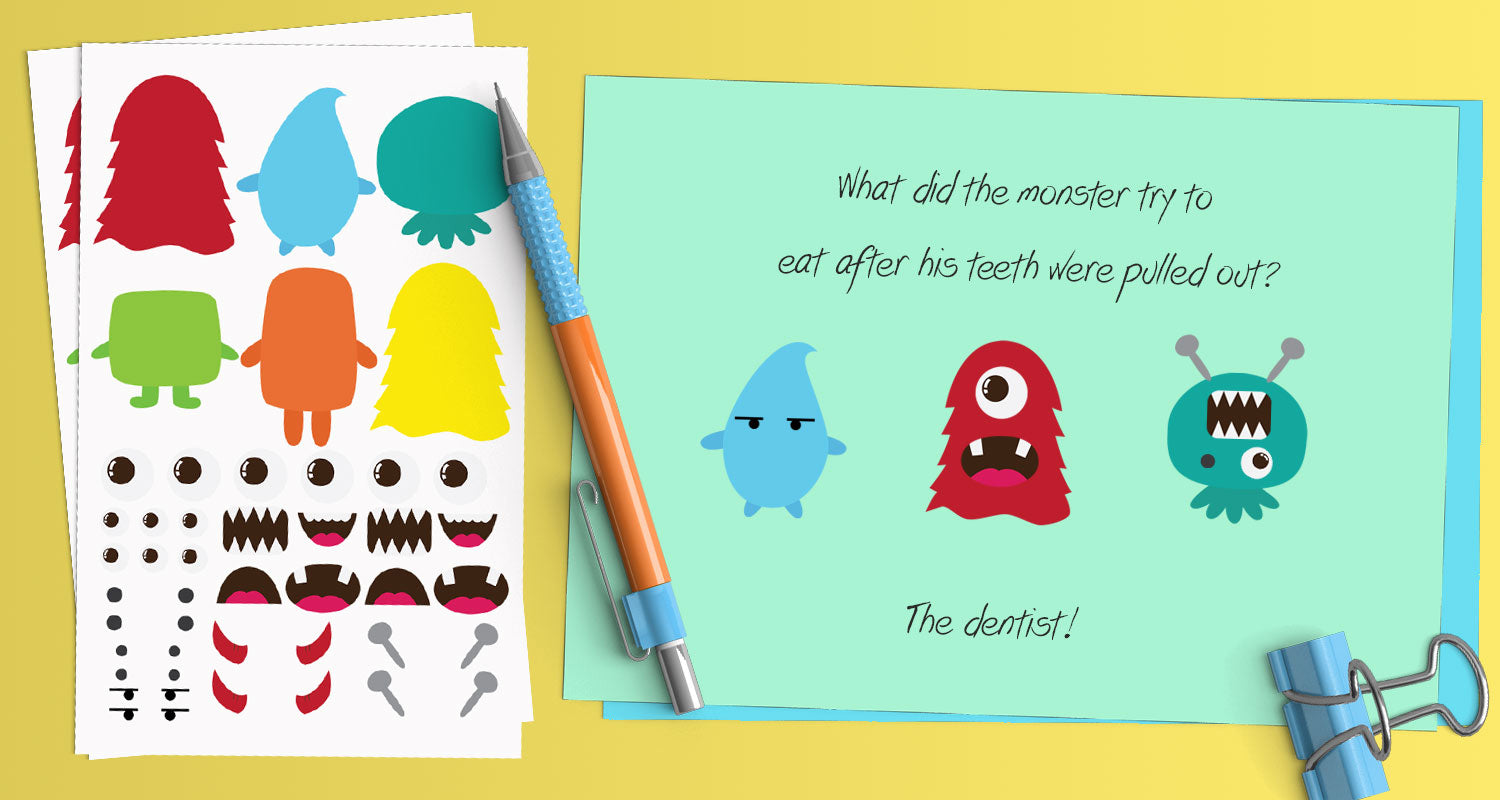 Get creative with our DIY Sticker Monsters