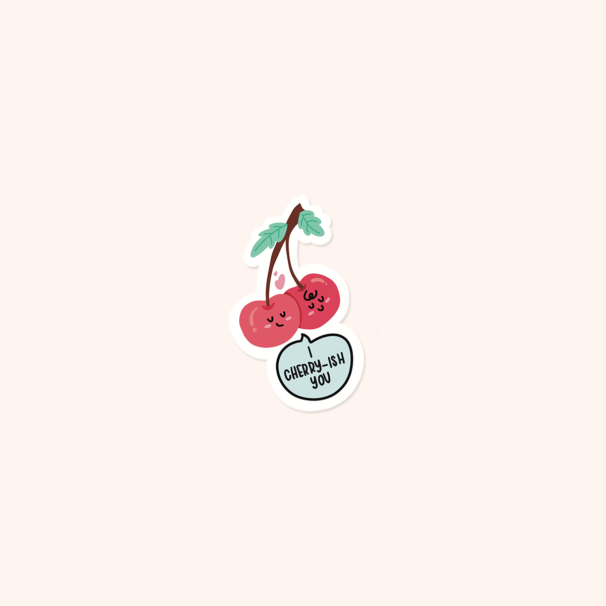 Cherry-ish Love Sticker Flake