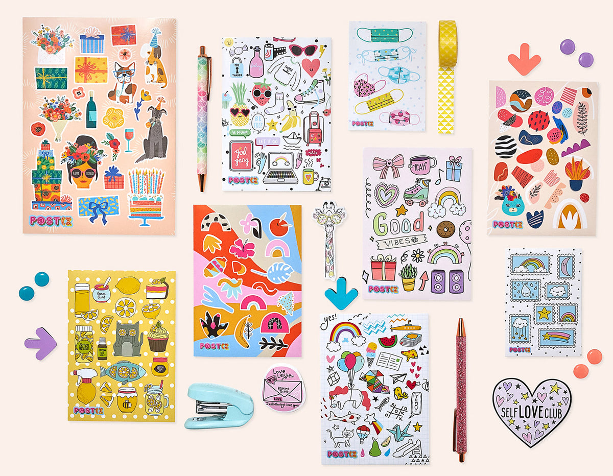 Stickers and sticker subscriptions delivered to your door