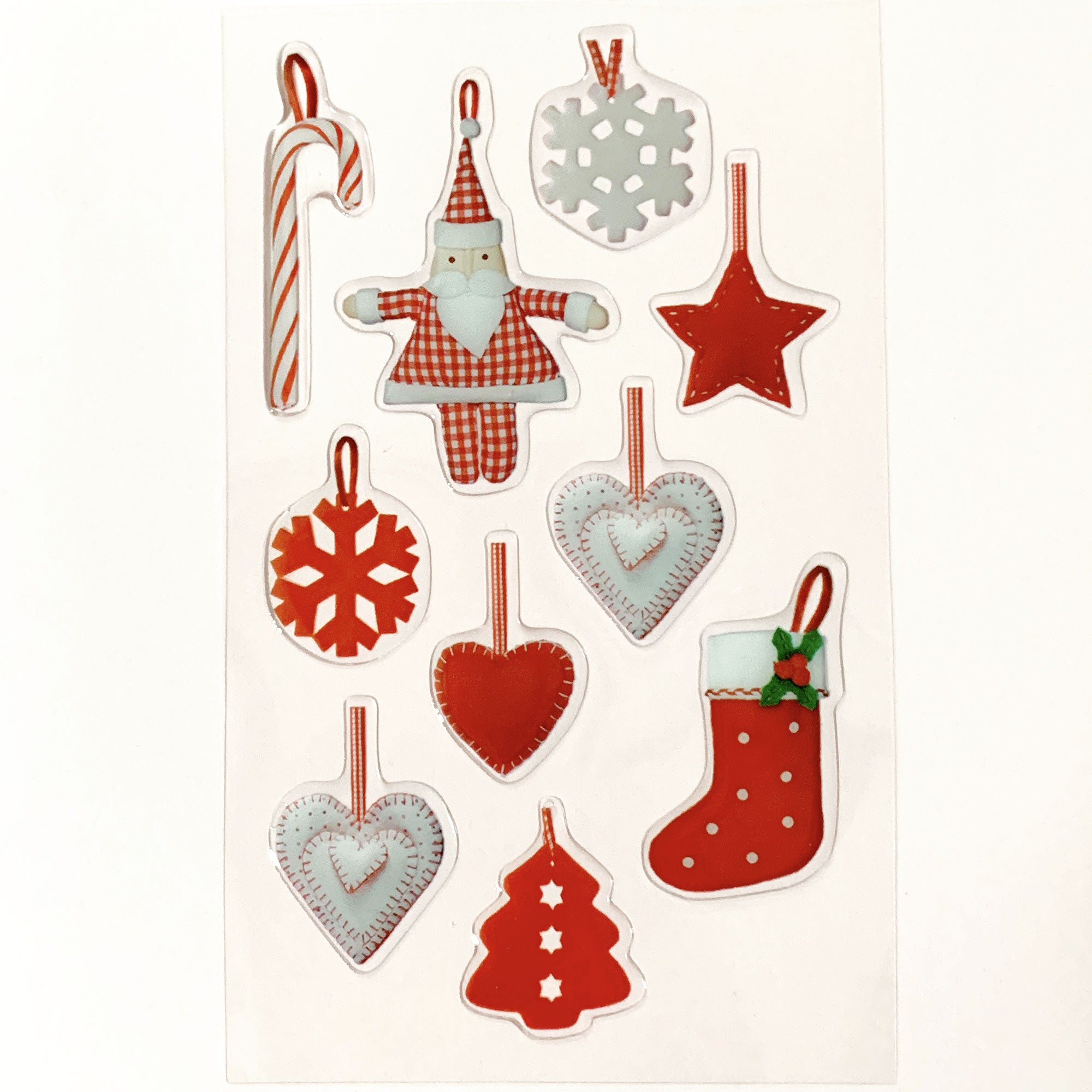 3D Ornaments Sticker Sheet