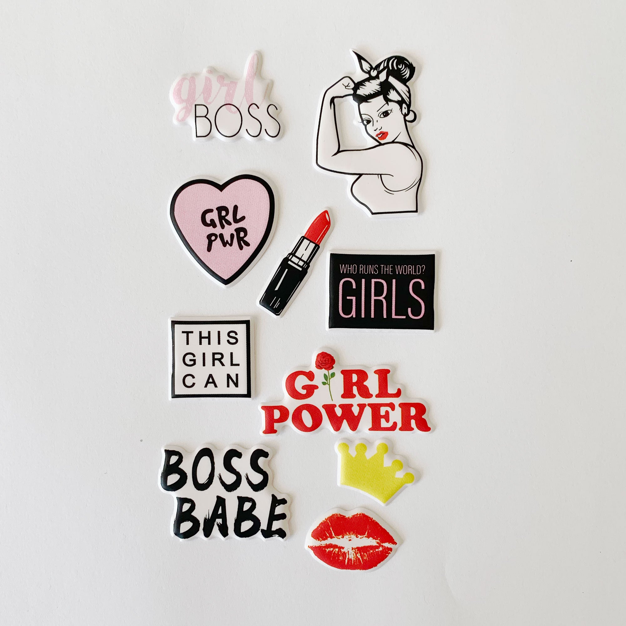 Girl Boss 3D Sticker Sheet