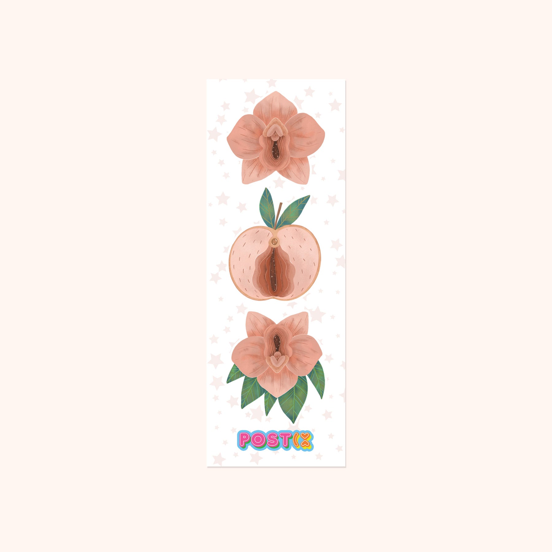 Fruits and Flowers of the Womb Strip Sticker Sheet