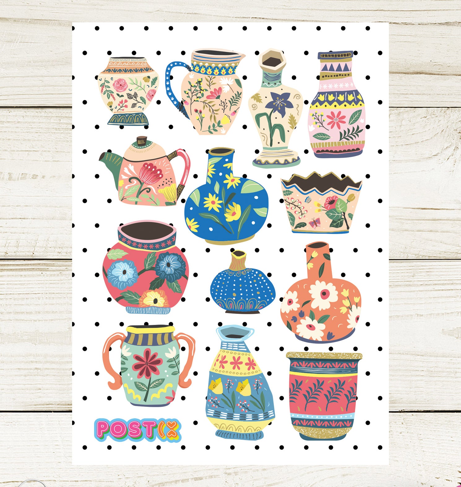 Joyful Jars A6 Sticker Sheet