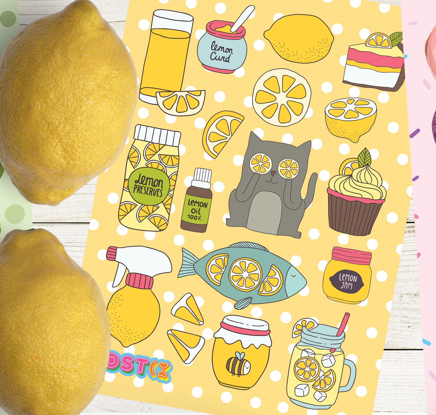 Life Gives You Lemons A6 Sticker Sheet