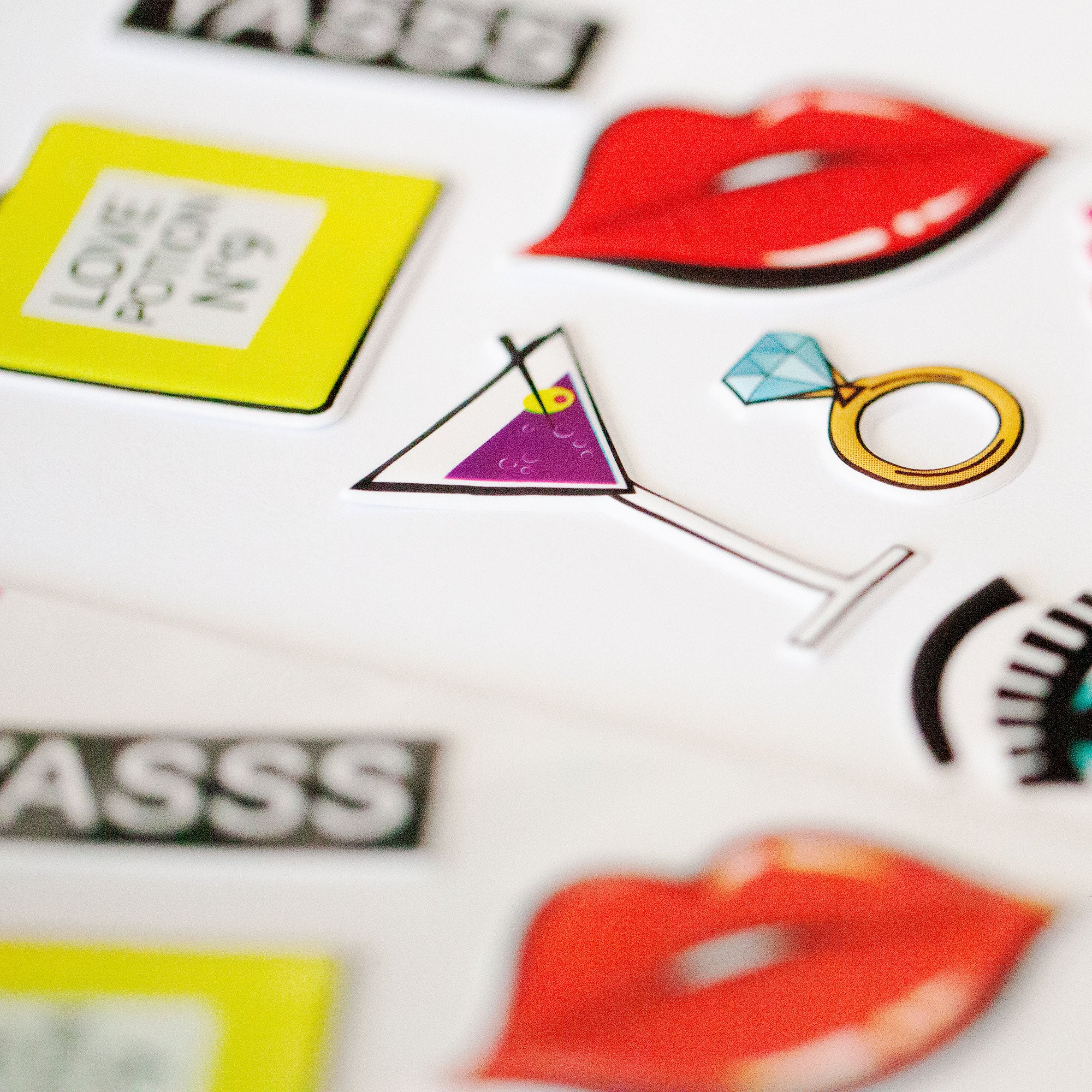 Yasss Queen 3D Sticker Sheet